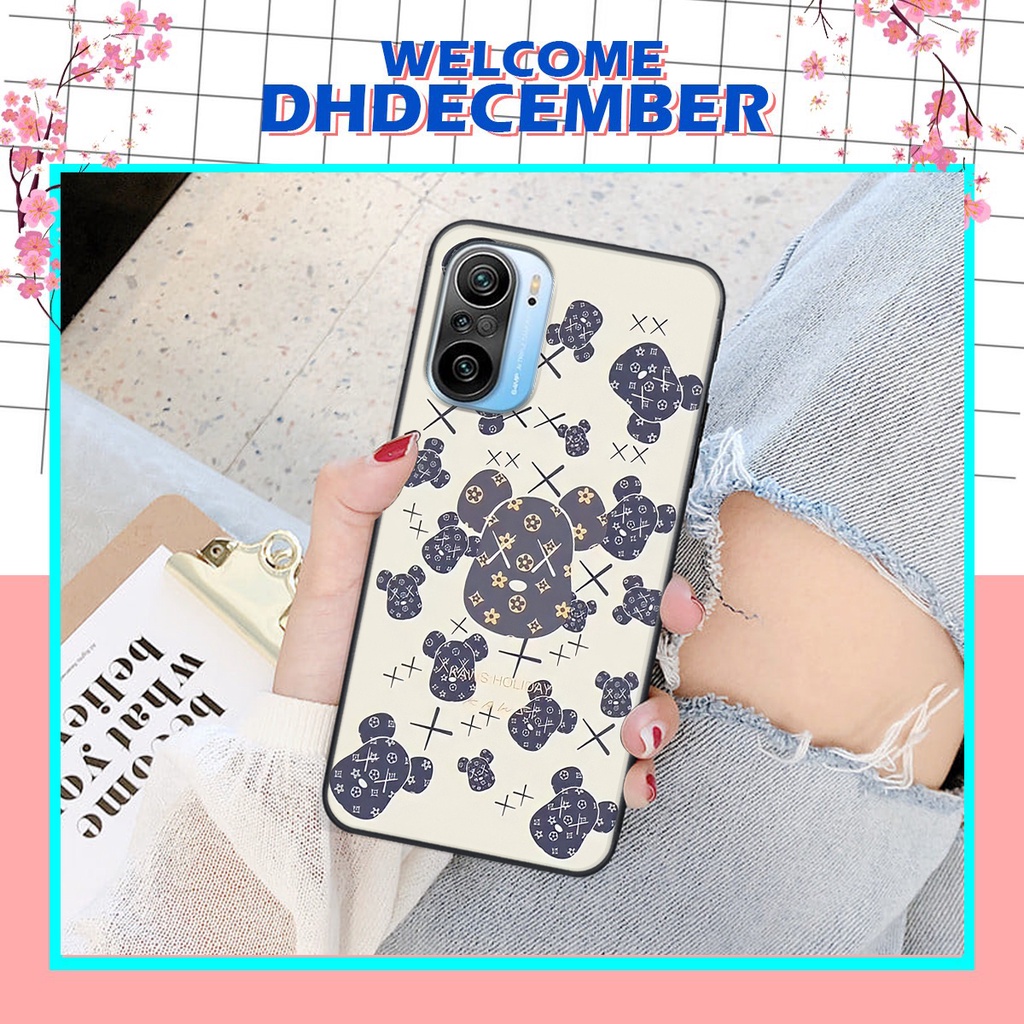 Ốp lưng Xiaomi REDMI K40 in hình K@ws, Cool Be@r SIÊU NGẦU