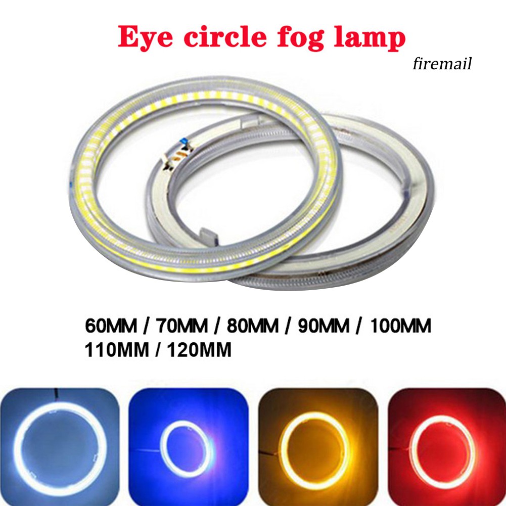 Vòng Đèn LED COB 60mm - 120mm Cho Xe Hơi