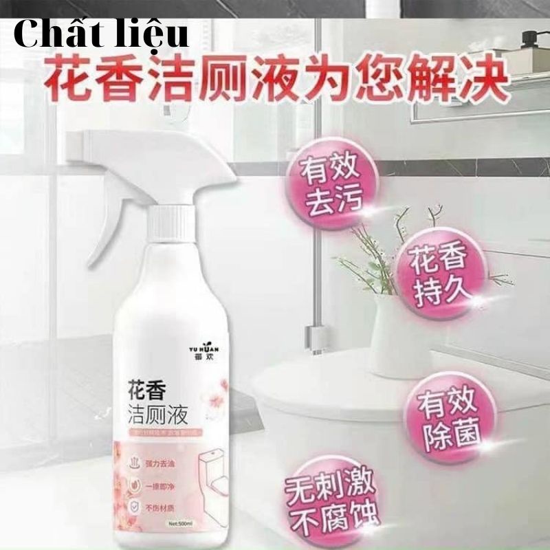 Lọ xịt tẩy rửa nhà về sinh hương hoa anh đào dạng bọt nội địa trung hot 2022 XIAOMIMI  D1.101