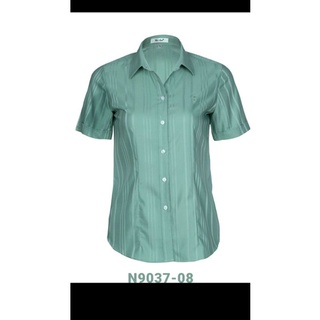 Vải sợi tre. Áo sơ mi nữ Thái Hòa mã 9037 vải sợi tre co giãn nhiều