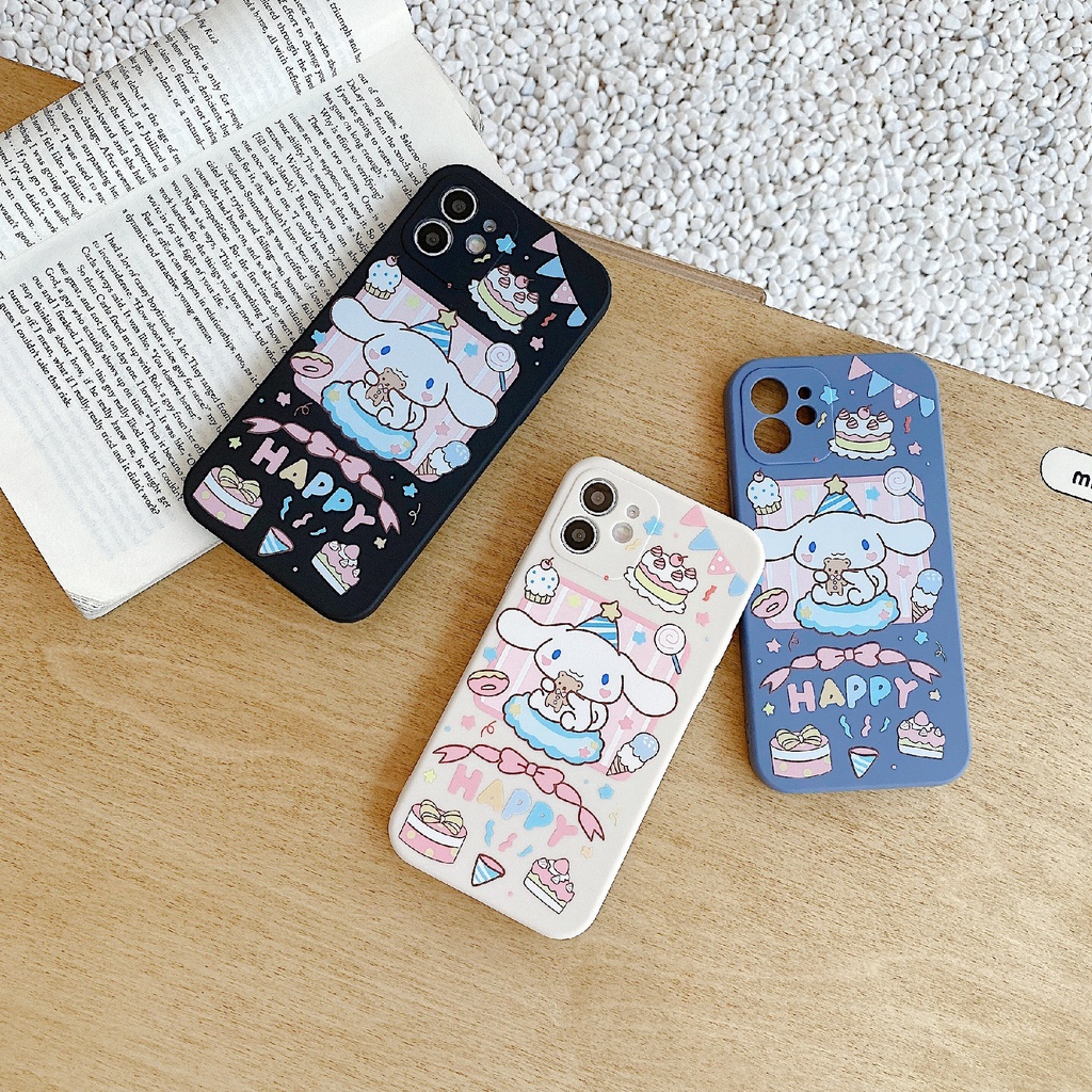 Ốp Điện Thoại Hình Cinnamoroll Cho Iphone 13 / Pro / Pro / MAX / mini / 11 / XR / Chống Sốc / XS / MAX / ins / 7 / 8P / 6S / SE