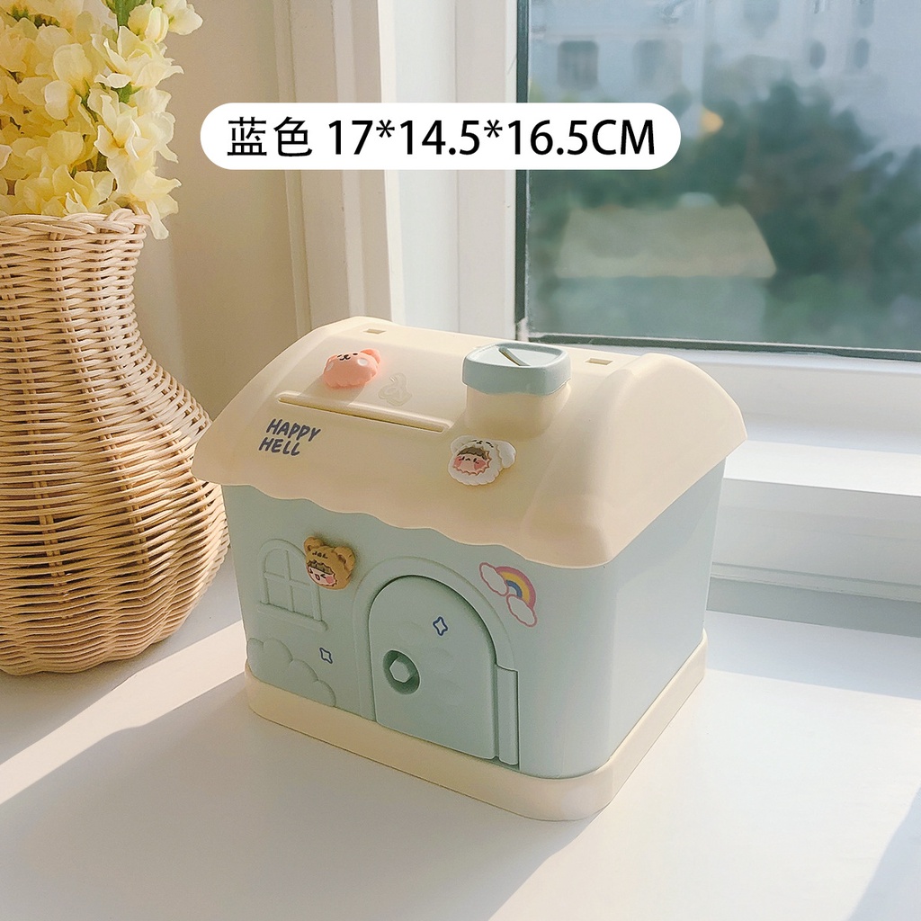 Ống heo tiết kiệm kiểu dáng độc đáo tặng kèm sticker - UniLabel