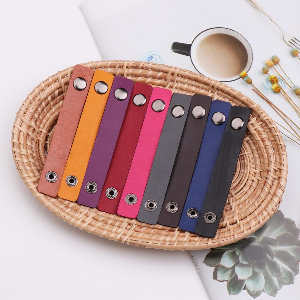 JONYE Set 5 Dây Quấn Dây Cáp Bằng Da Chất Lượng Cao