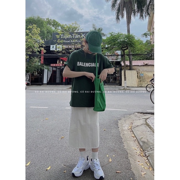 Áo chữ BALE màu xanh lá đậm TH6