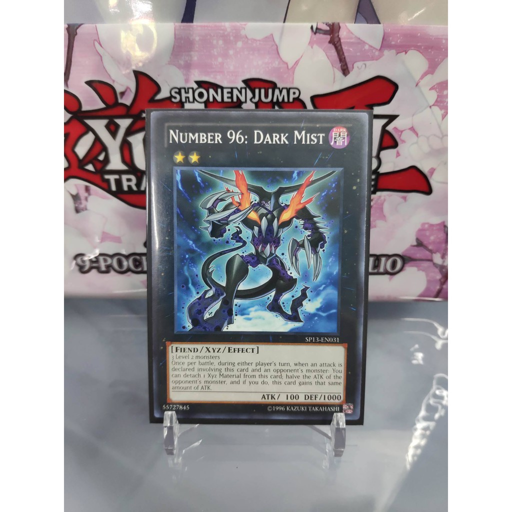 Lá bài thẻ bài Yugioh Number 96 Dark Mist - Tặng bọc bài nhựa bảo quản