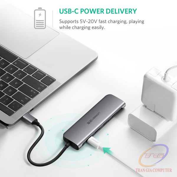 Cáp USB Type C to HDMI, USB 3.0 cao cấp Ugreen 50209