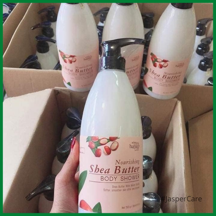 Sữa Tắm Dưỡng Ẩm Bơ Sữa Hạt Mỡ RIORI Nourishing Shea Butter Body Shower 750g - Chiết Xuất Sữa Dê và Bơ Hạt Mỡ