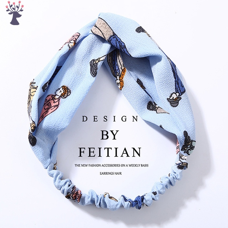 Băng Đô Thắt Nút Co Giãn Phong Cách Hàn Quốc Thời Trang Cho Nữ