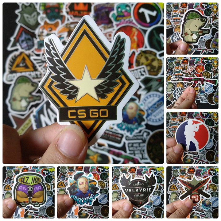 Bộ Sticker dán cao cấp chủ đề COUNTER-STRIKE - CS:GO - Dùng dán Xe, dán mũ bảo hiểm, dán Laptop...