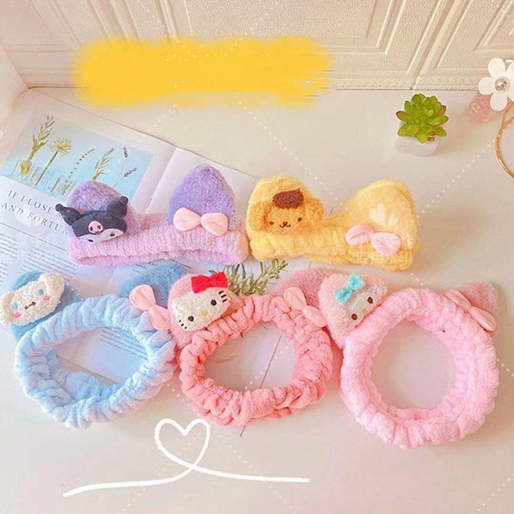 Băng Đô Tai Mèo Kuromi Melody Hoạt Hình Cho Nữ