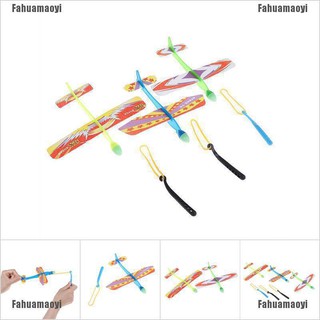 Fahuamaoyi Plastic foam elastic rubber powered flying plane kit toy