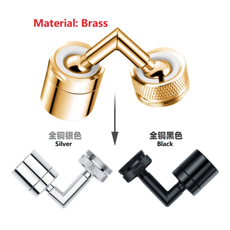 Vòi Nước Xoay 360 Độ Linh Hoạt Cho Bồn Rửa Chén Tiện Dụng