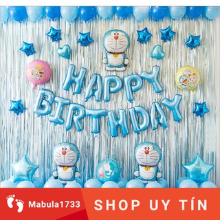 SET SN HÌNH DOREMON - SINH NHẬT BÉ TRAI, BÉ GÁI - BÓNG DOREMON - BÓNG BAY SINH NHẬT BÉ GIÁ RẺ - PHỤ KIỆN TRANG TRÍ SN