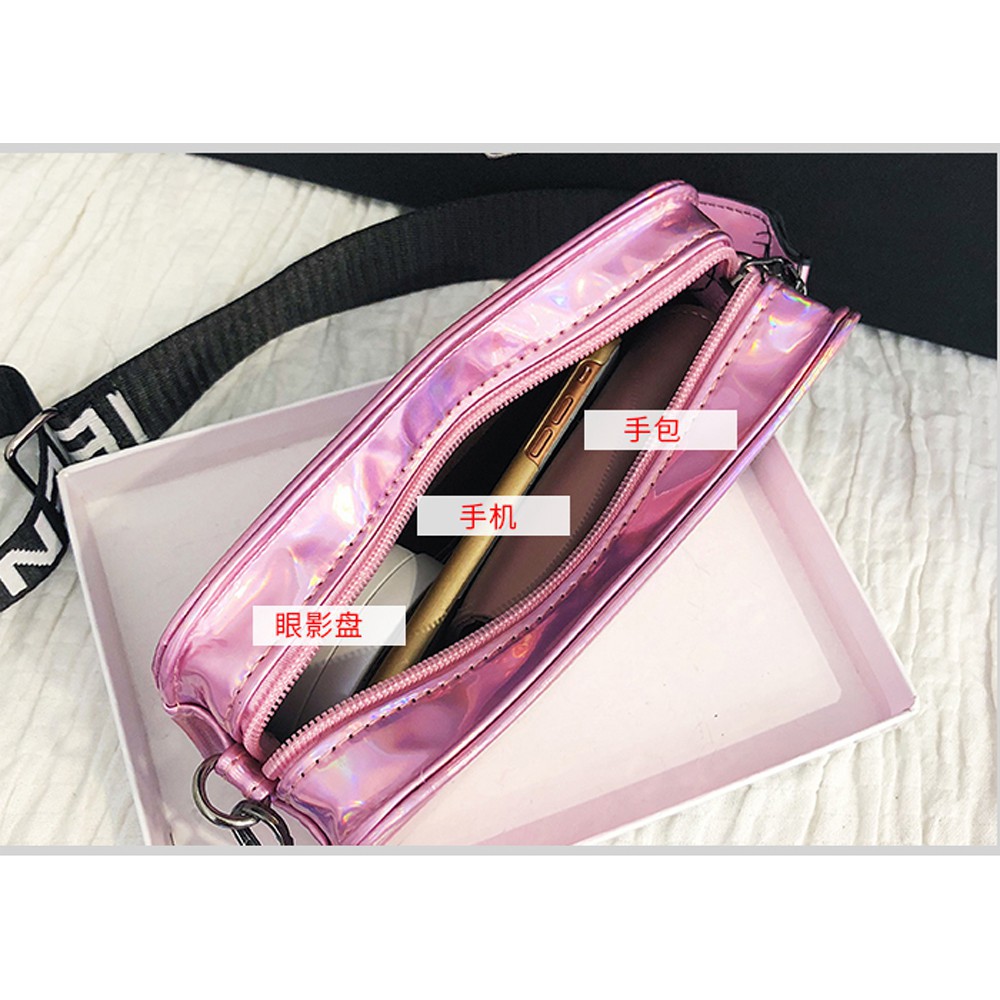 Túi xách nữ thời trang khóa phụ kiện mèo xinh xắn đeo chéo 252