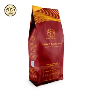 [FREESHIP] Túi 250Gr Aroma Espresso Cà Phê Pha Máy Thượng Hạng Chuẩn Vị Ý|100% Cà Phê Sạch| 90S Coffee Vietnam