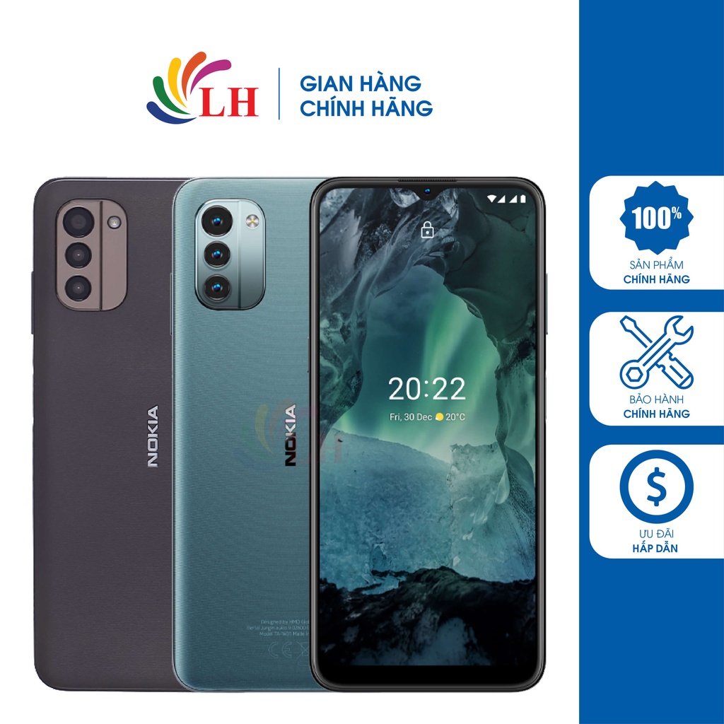 Điện thoại Nokia G11  - Hàng chính hãng - Màn hình lớn lên đến 6.5", khả năng sạc nhanh 18W, viên pin lớn