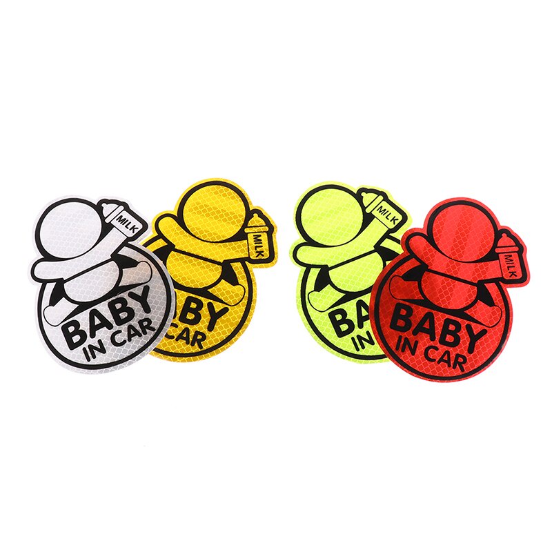Tem Dán Phản Quang Cao Cấp Baby In Car Dán Xe Ô Tô