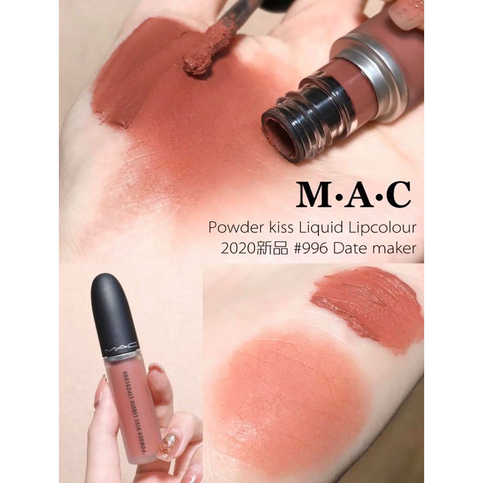 ( NEW 2021) Son Kem MAC Powder Kiss Liquid Lipcolour