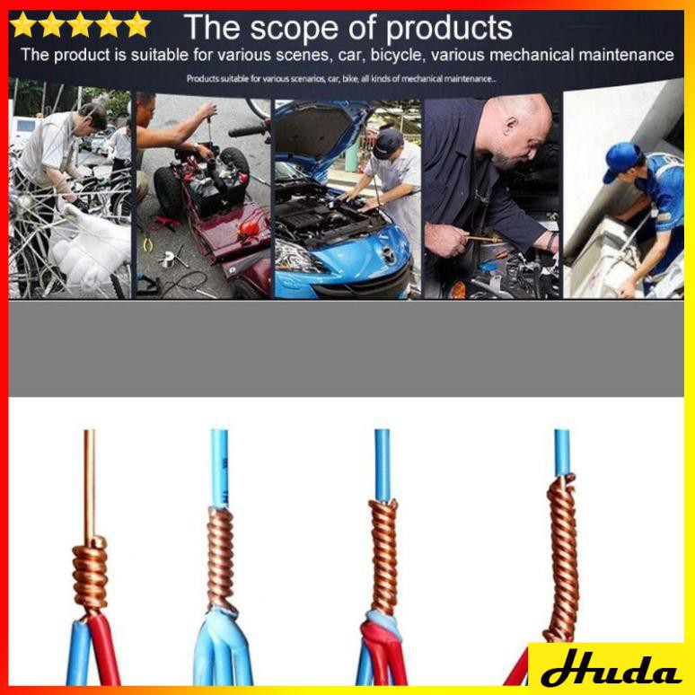 Đầu xoắn nối dây điện gắn máy khoan - Giúp tuốt nối 5 dây điện Siêu Nhanh  -  đồ làm mộc