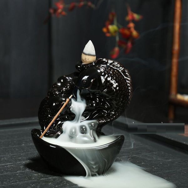 Thác Khói Trầm Hương Phong thủy 68 Tháp xông đốt trầm khói ngược cao cấp giá rẻ