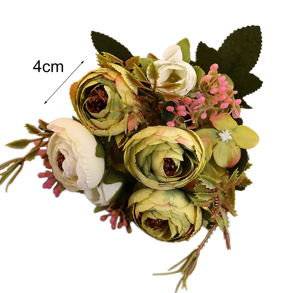 Artificial Flower DIY Stimulated Silk Pretty Table Fake Garden Flower for Home