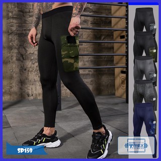 Quần legging nam tập gym ôm body SP159, Quần bó nam giữ nhiệt - Gym Trex