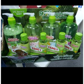 Sữa Tắm Gội Purité Baby Natural 2in1 500ml + km