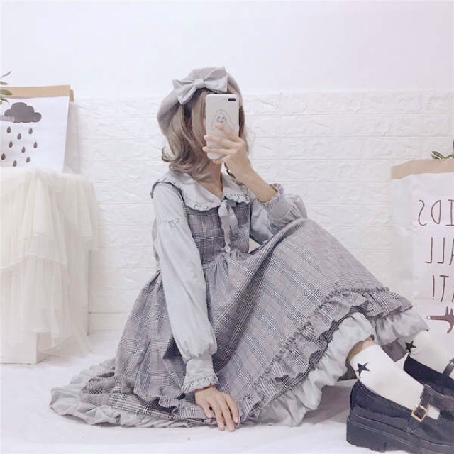 [CÓ SẴN] Đầm Lolita Nhật Bản dáng xoè (kèm video)