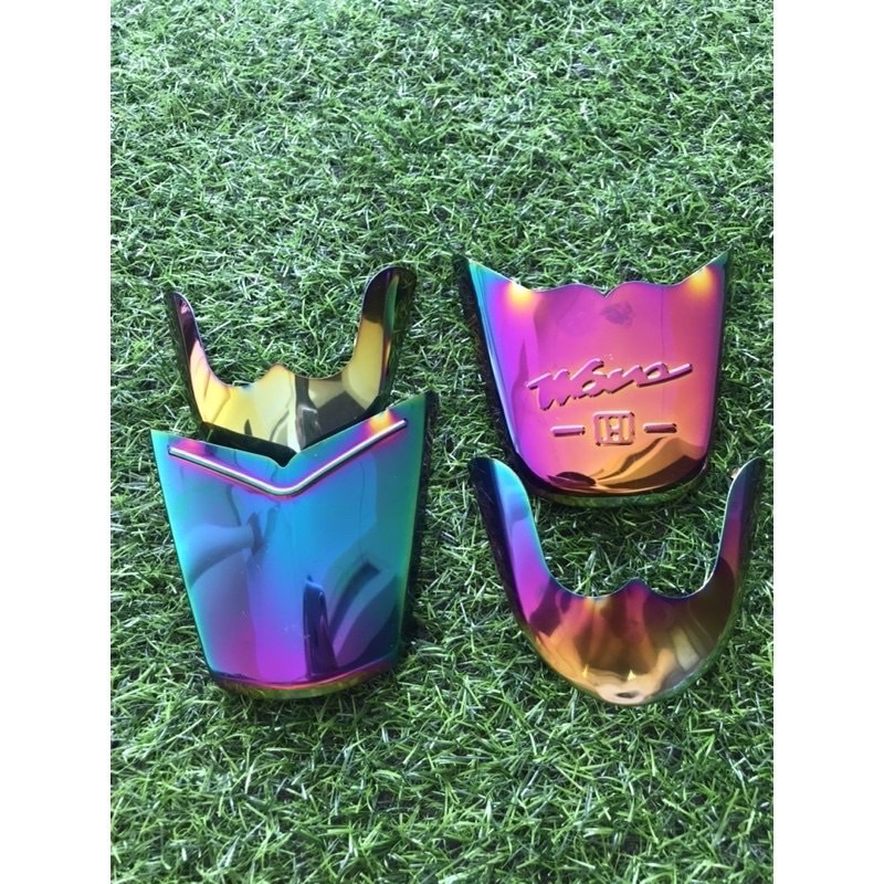 Combo 2 sản phẩm titan gồm: 1 bộ bảo vệ máy + 1 bộ bảo vệ dè hàng chất lượng cao