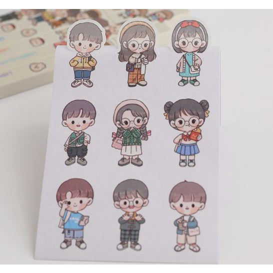 STICKER TRANG TRÍ CHIBI 1 TỜ