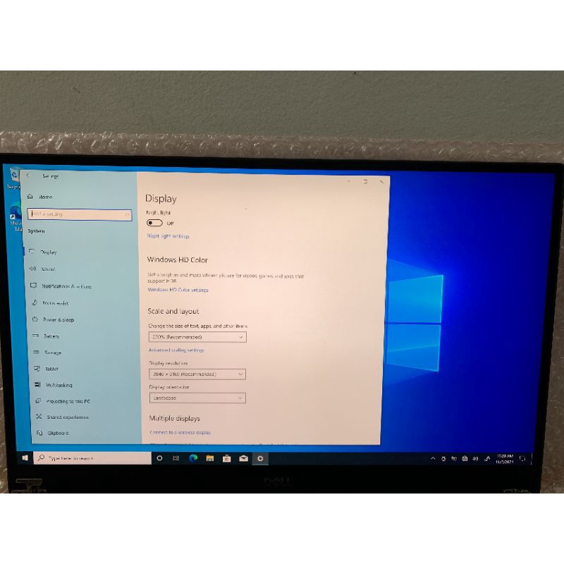 Màn hình Dell XPS 9570 zin tháo máy 4k touch