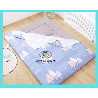Áo Nệm Topper nhật có khóa kéo 2 mặt đủ size, Ga Nệm nhật cotton poly