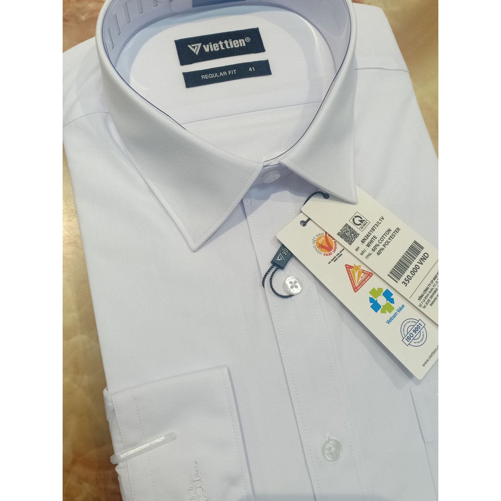Áo sơ mi trắng Việt Tiến (giá mác 350k) | BigBuy360 - bigbuy360.vn