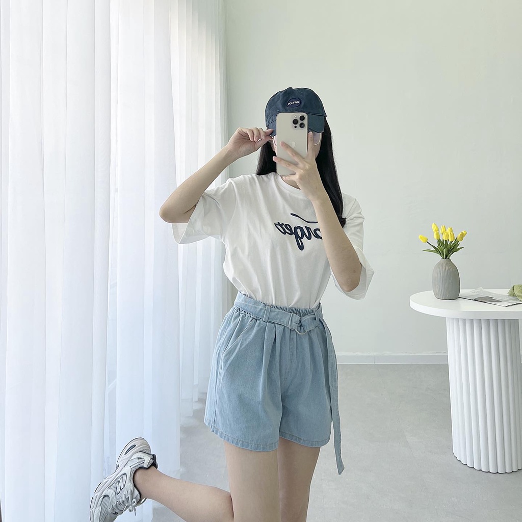 Quần Short Jean Lưng Thun TALY Q180213