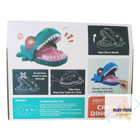 ĐỒ CHƠI KHỦNG LONG / CÁ SẤU 3D CẮN TAY CÓ ĐÈN & ÂM THANH