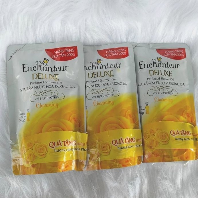 Sữa tắm nước hoa cao cấp Enchanter Túi 200gr / Chai 60gr- hàng tặng