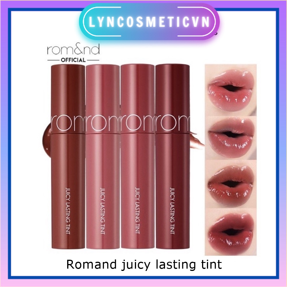 Son Tint Lì Cho Môi Căng Mọng Romand Juicy Lasting Tint Ripe Fruit 5.5g