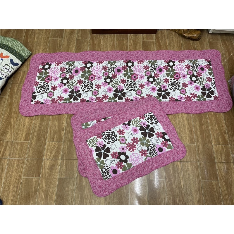 Set thảm cotton lót bếp