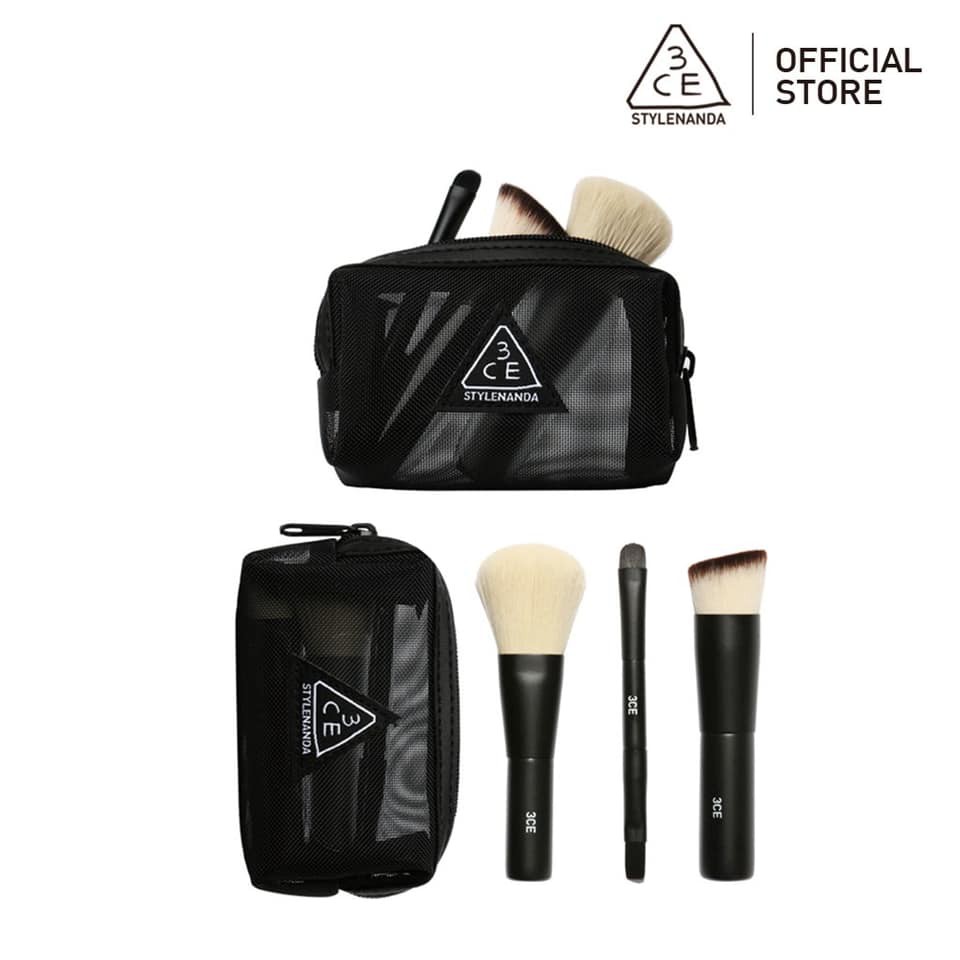 Bộ Kit 3 Cọ Mini 3CE Mesh Brush Kit