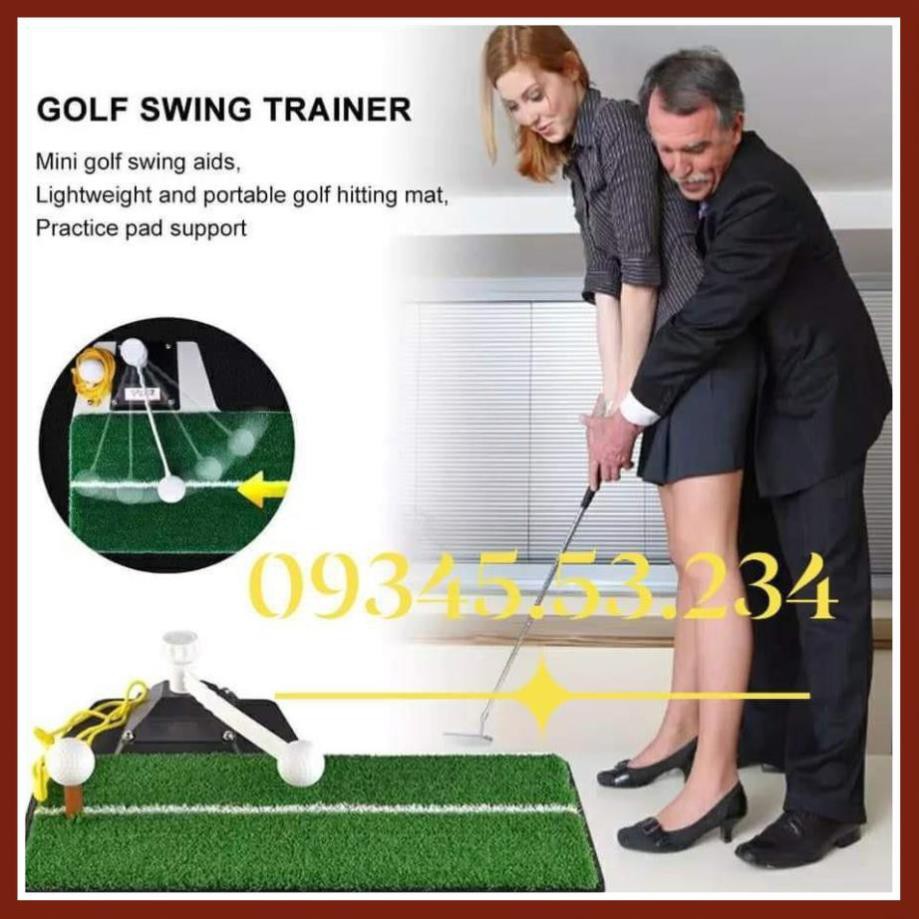 THẢM TẬP SWING GOLF 3 TRONG 1 - Thảm Hỗ Trợ Tập Swing Tại Nhà Hoặc Văn Phòng - Phụ Kiện Golf