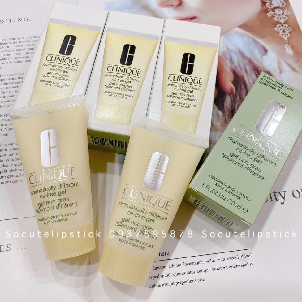 Kem dưỡng Cli.nique Dramatically Different Moisturizing Gel - Moisturizing Lotion - Hydrating Jelly 15ml - 30ml