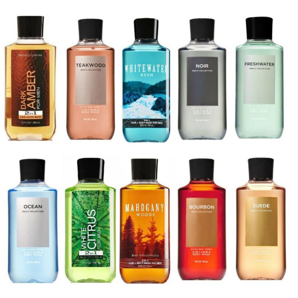 Gel Tắm Gội Nam Bath & Body Works - Body Mist Store
