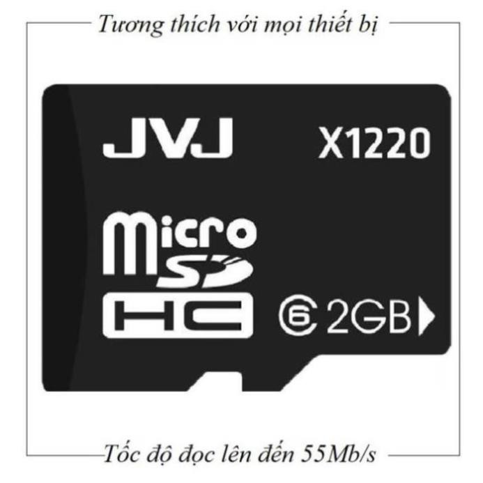 [HÀNG TỐT] Thẻ nhớ 2G/4G/8G/16G/32G/64G JVJ microSDHC chuyên dụng CAMERA, lưu trữ hình ảnh âm thanh chuẩn