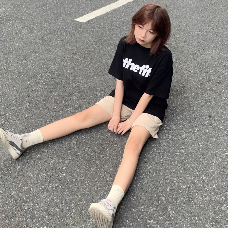 Áo thun UNISEX localbrand THE FIT EMBOSSED LOGO TEE, áo localbrand chính hãng in nổi, 100% cotton