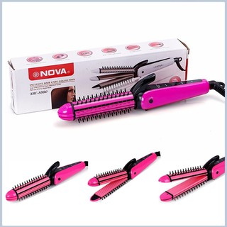 Máy Làm Tóc 3 In 1 Đa Năng Lược Điện Nova (Gía sỉ)