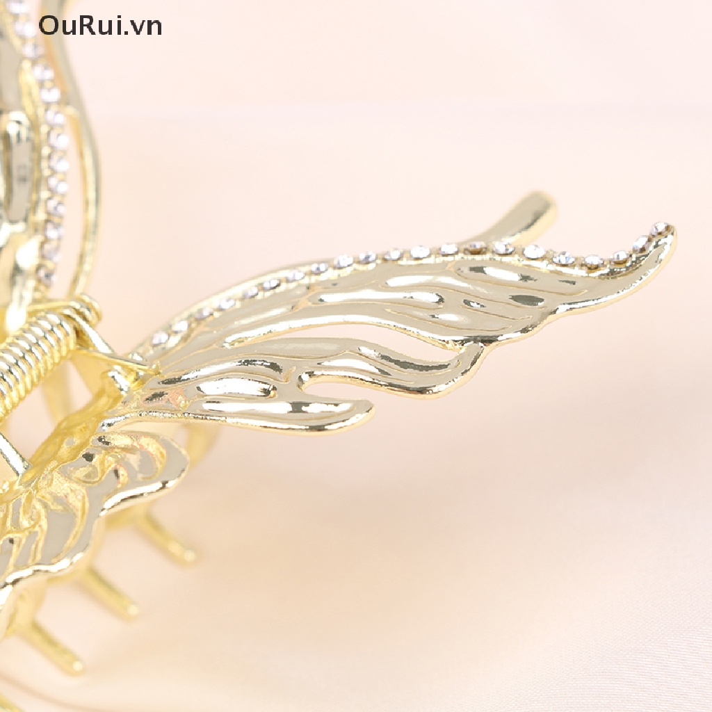 Kẹp Tóc Hình Bướm Bằng Kim Loại Dạng Lỏng Thời Trang Cho Nữ