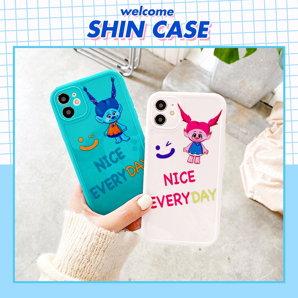 Ốp lưng iphone Búp Bê IMD dày dặn viền nổi 6/6plus/6s/6splus/7/7plus/8/8plus/x/xr/xs/11/12/13/pro/max/plus/promax | BigBuy360 - bigbuy360.vn