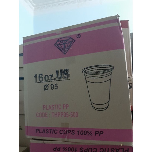 1 thùng 1000 ly nhựa PP 500 ml
