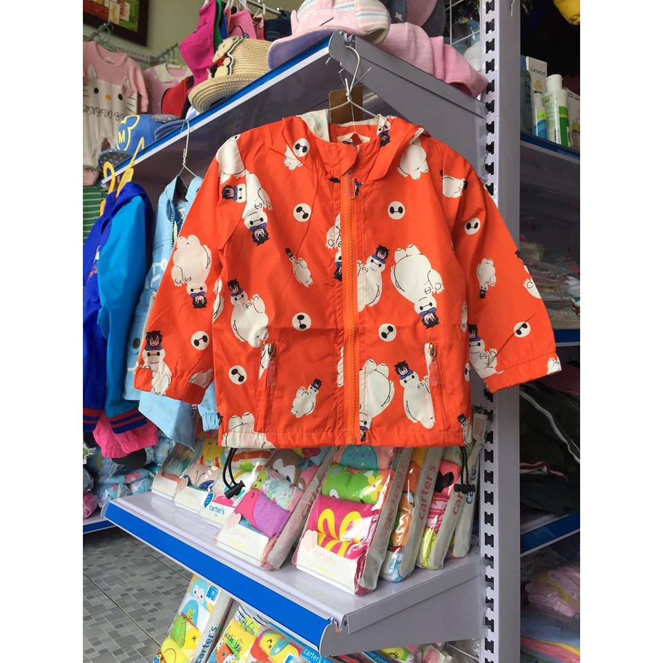 Áo khoác gió cho bé có size 8-16kg