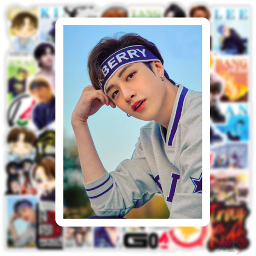 ❉ Stray Kids Series 01 Stickers ❉ 50Pcs/Set KPOP Superstar Straykids DIY Fashion Luggage Laptop Skateboard Decals Doodle Stickers